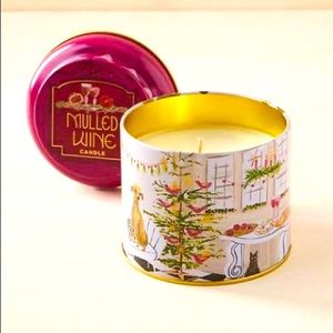 Anthropologie Illume Mulled Wine Tin Candle